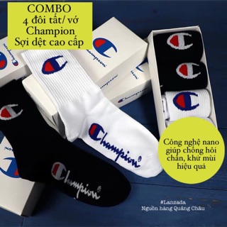 Tất/vớ Champion COMBO  ( KÈM ẢNH THẬT)