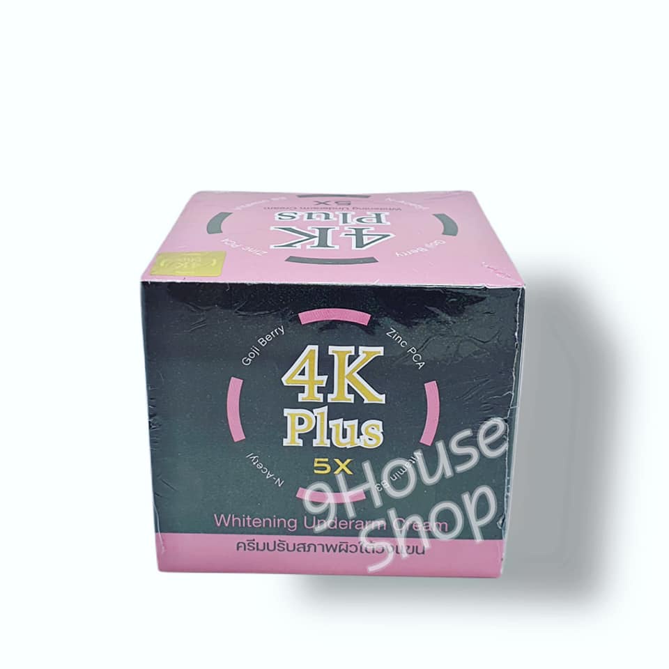 01 Kem Dưỡng Trắng &amp; Phục Hồi Da Vùng Nách 4K Plus 5x Thái Lan 20gram