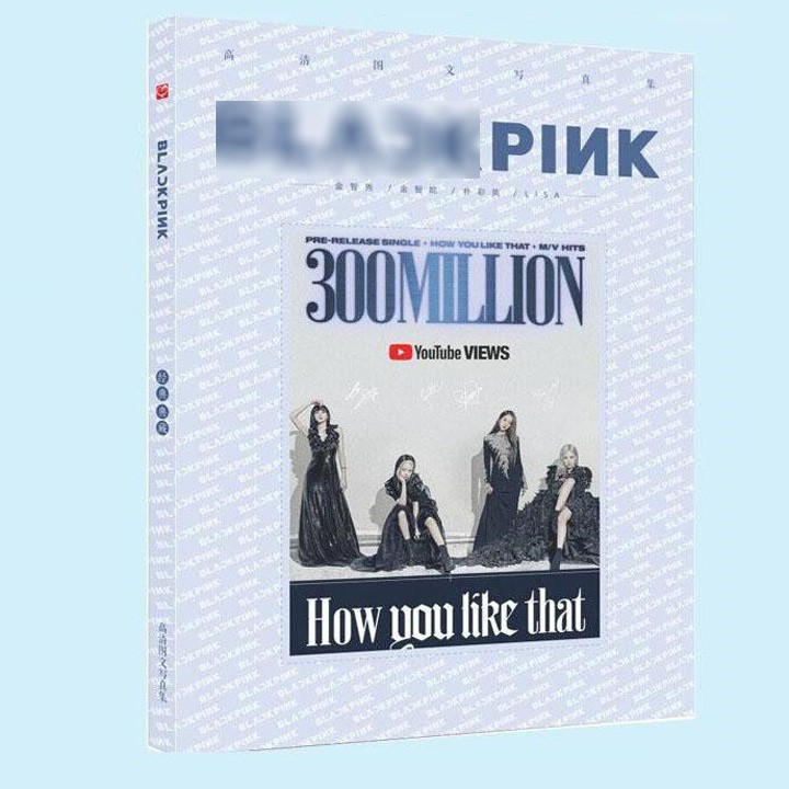 (UP) Album ảnh Photobook Blackpink Jennie Lisa Jisoo Rose ICE CREAM tặng kèm poster in hình thần tượng ngẫu nhiên