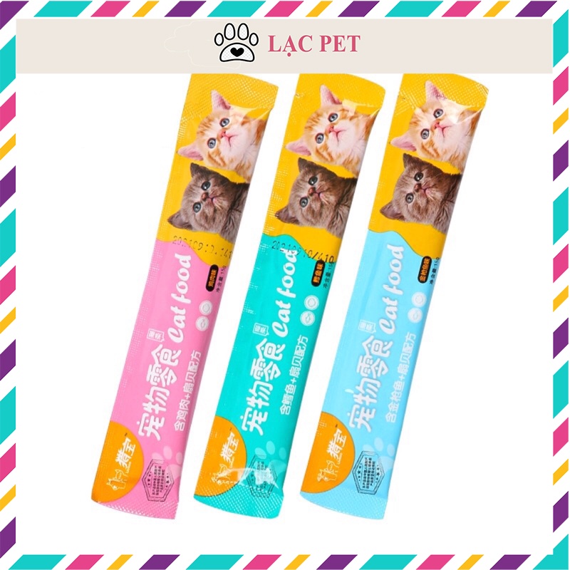 (Giao Ngẫu Nhiên) Pate thanh Cat food ăn dinh dưỡng chó mèo - phù hợp với mèo và mèo con pate mèo