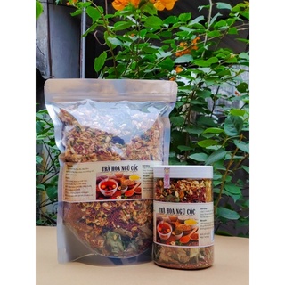 Trà hoa ngũ cốc thanh lọc cơ thể gói 1 kg túi zip bạc