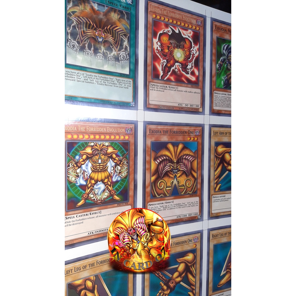 Pack 18 Lá Bài Yugioh  Exodia