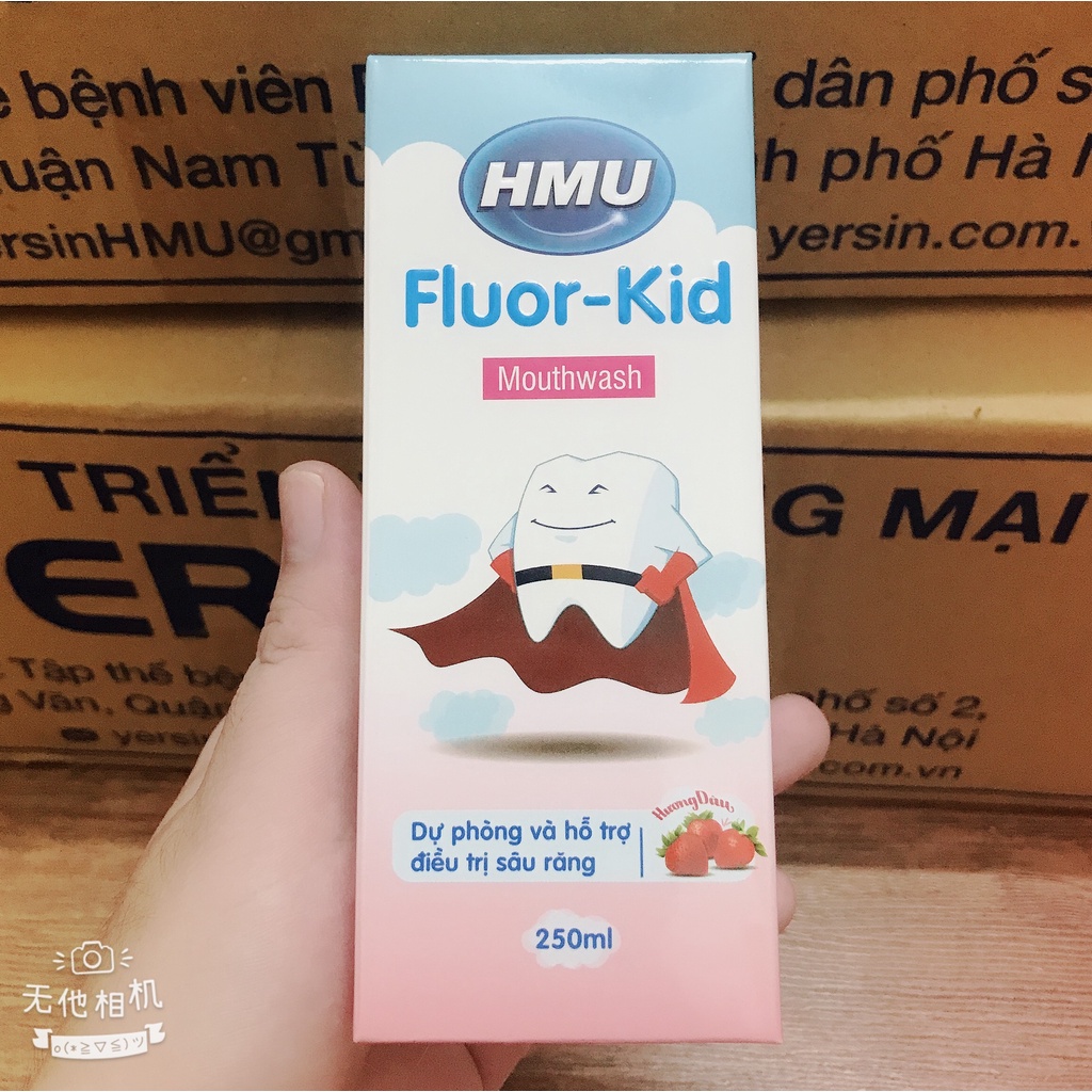 [Chính Hãng] Nước Súc Miệng HMU Fluor-Kid Dành Cho Trẻ Em