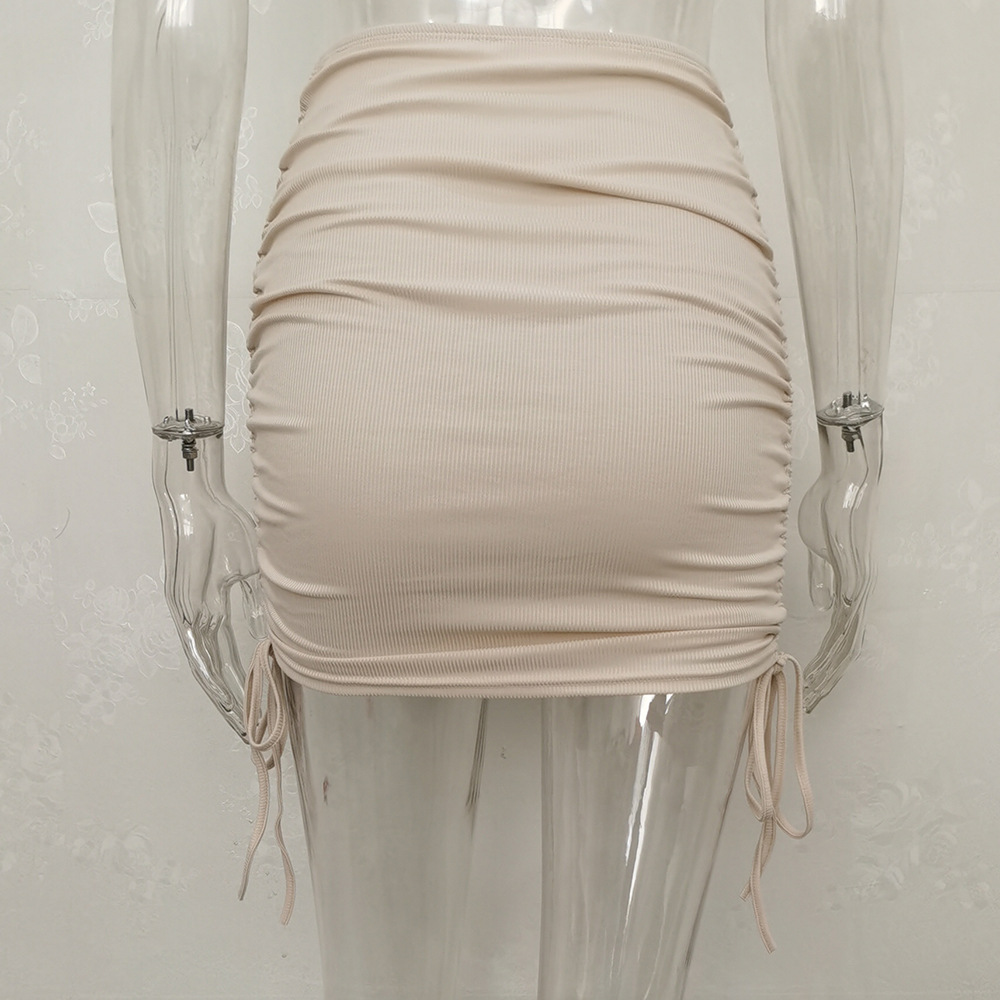 Chân Váy Mini Lưng Cao Phối Dây Rút Gợi Cảm Cho Nữ | BigBuy360 - bigbuy360.vn