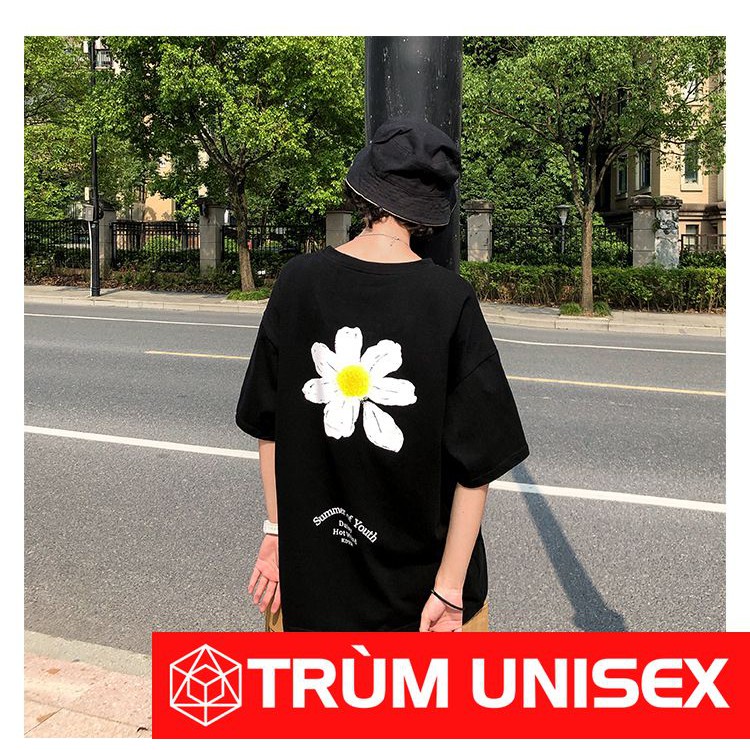 Áo Thun Nam Tay Lỡ form rộng Stee DAISY FLOWER Unisex | BigBuy360 - bigbuy360.vn