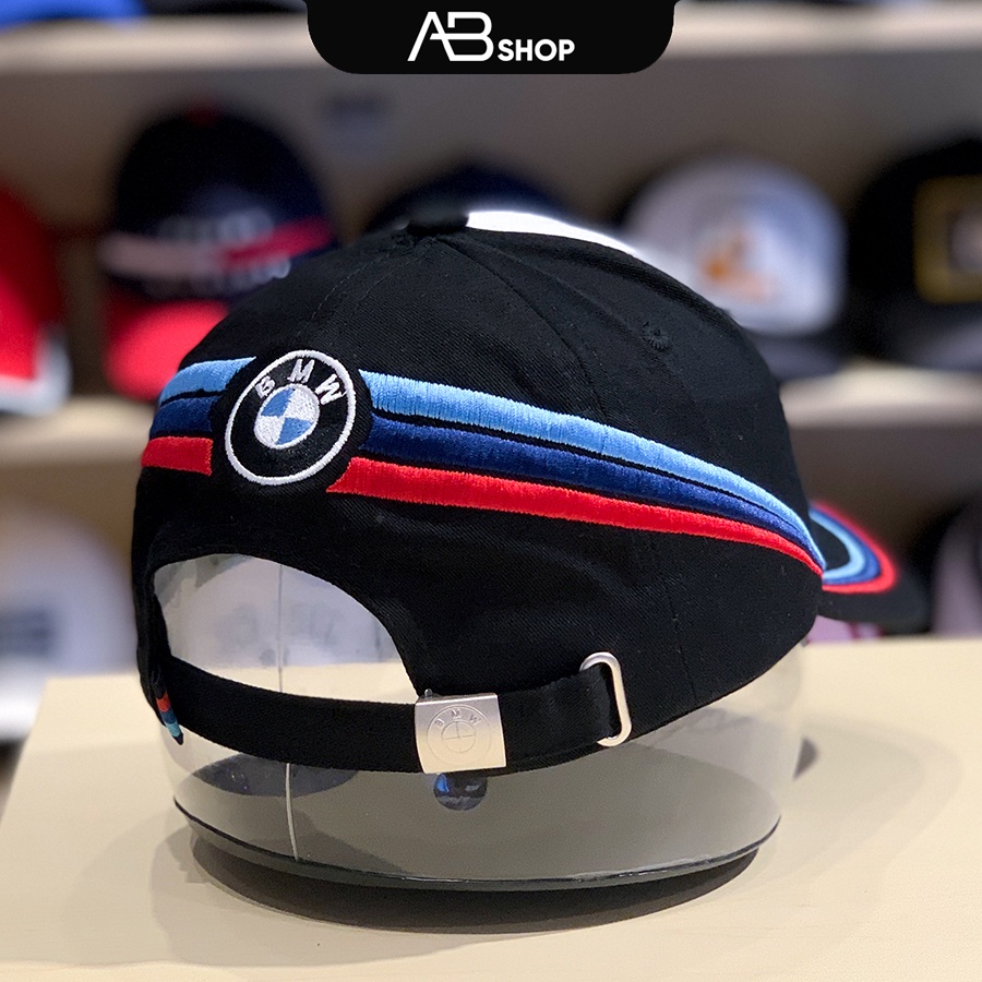 Mũ Lưỡi Trai Nam BMW Motorsport Thể Thao Trắng Đen AB-30178