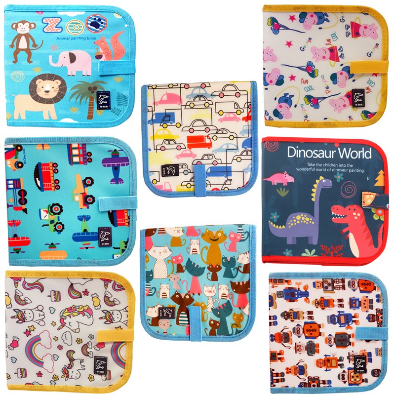 Sách Vẽ Xóa Được, Kèm 12 Cây Bút Màu Nước Ssuppermart, Đồ Chơi Giáo Dục Cho Bé, An Toàn Sức Khỏe