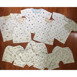 Bộ cộc sơ sinh Mumy khuy vai cho bé sơ sinh tới 2 tuổi