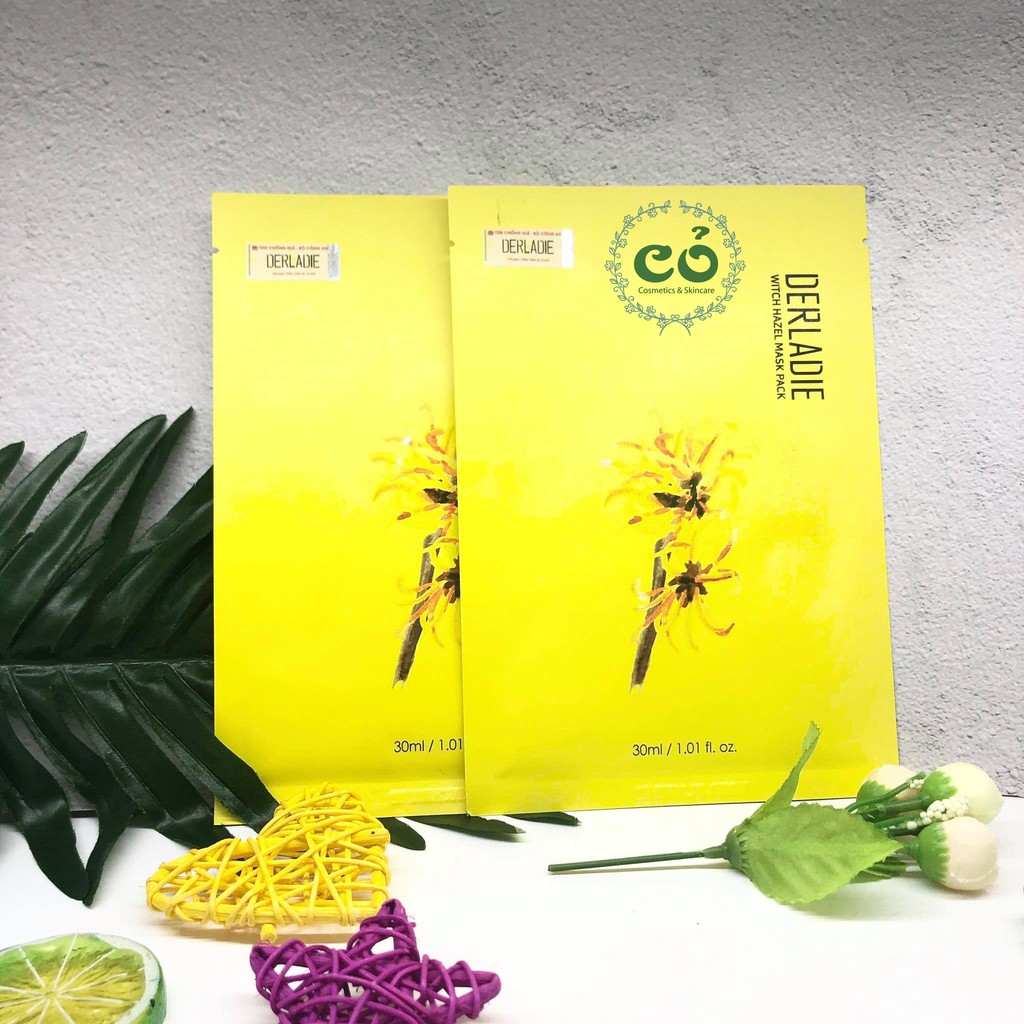 Mặt Nạ Giảm Mụn Derladie Witch Hazel Mask Pack | BigBuy360 - bigbuy360.vn