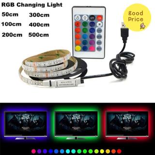 Dây Đèn Led Rgb 5v Chống Thấm Nước Có Điều Khiển Từ Xa