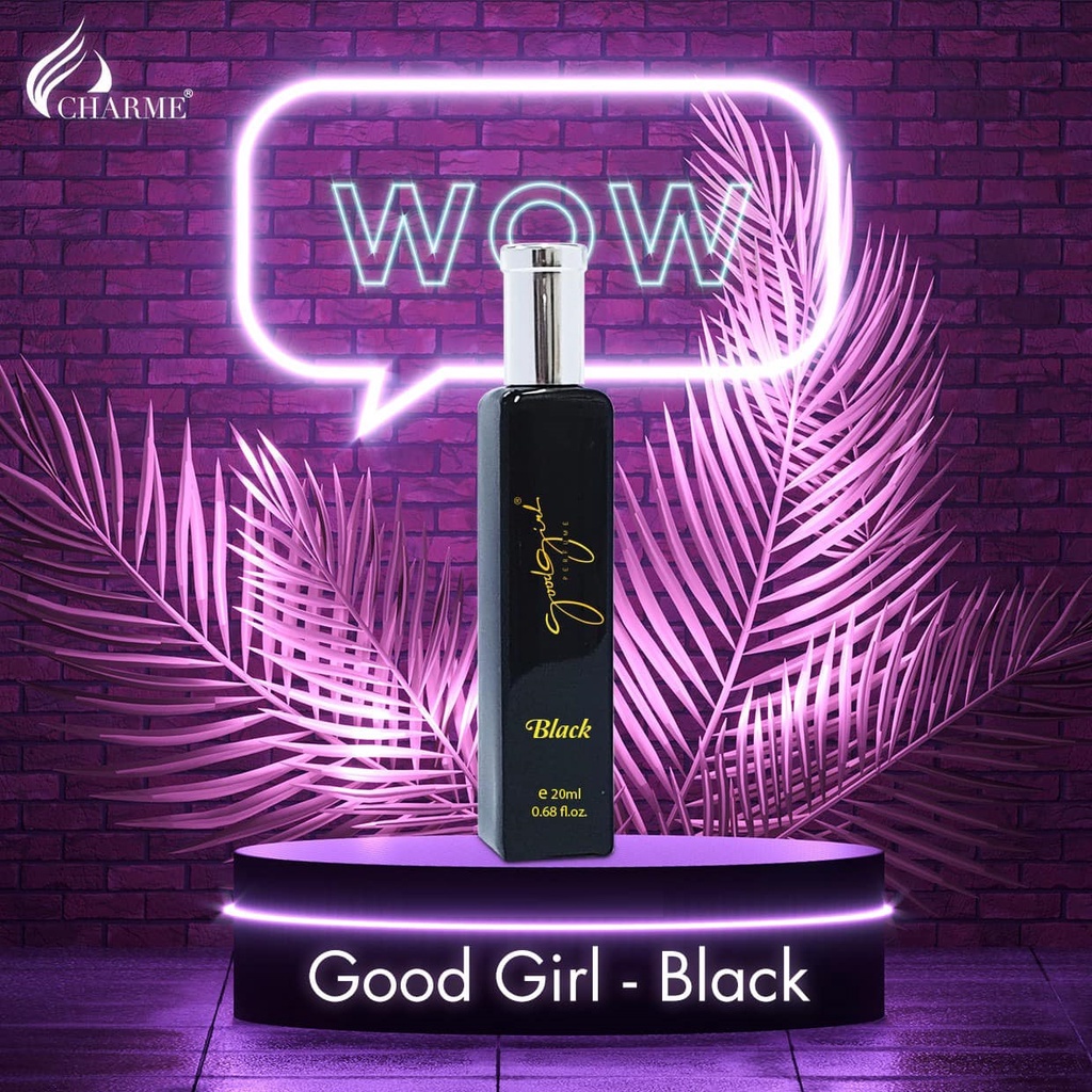 Nước hoa nữ Charme Good Girl 20ml Màu đen