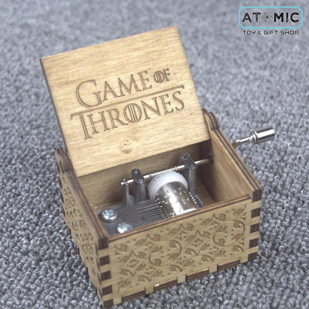 Hộp Nhạc Phim Game Of Thrones - Hộp Nhạc Gỗ Cơ Quay Tay Mini & Cổ Điển