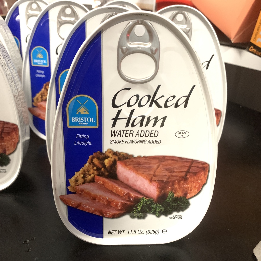 Thịt heo hầm vị xông khói Bristol Brand Cooked Ham 325g