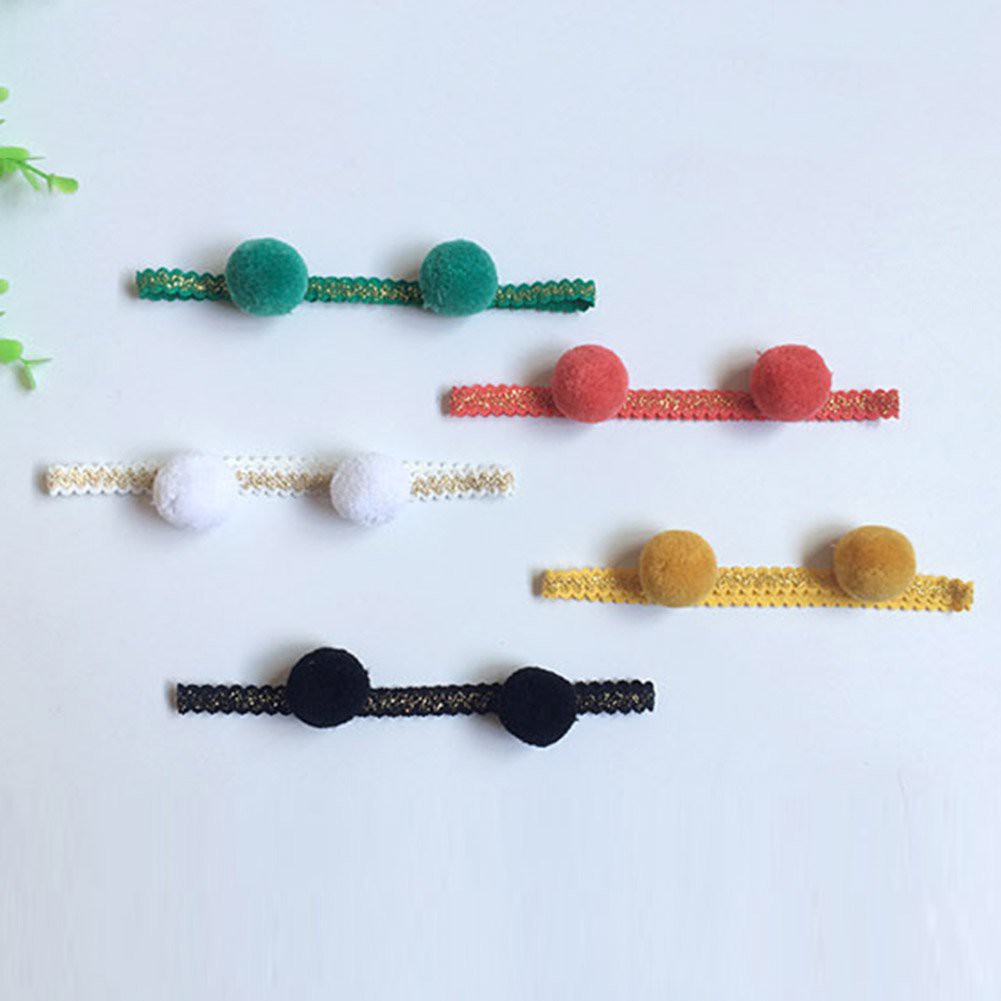 Băng đô đính bông vải dễ thương cho bé gái