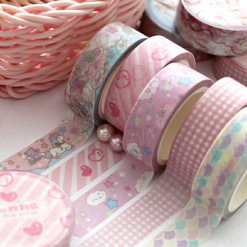Washi tape nhiều họa tiết