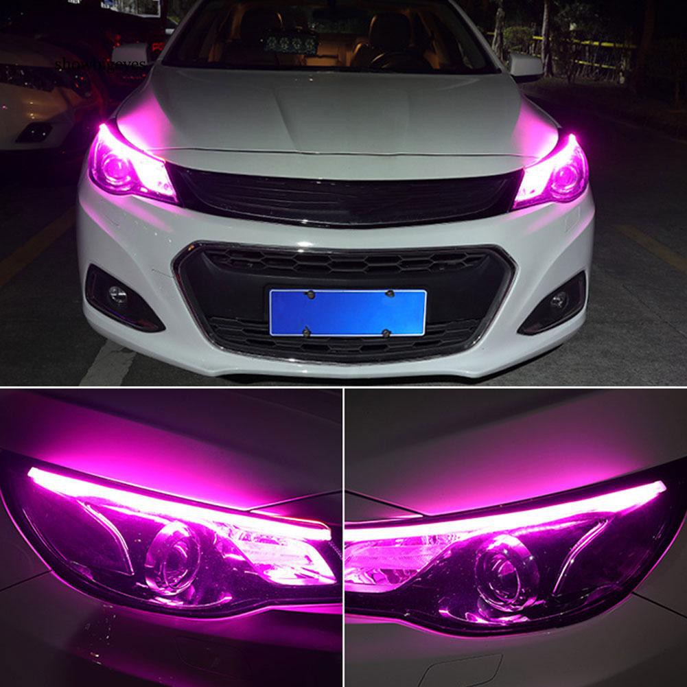 1 dải đèn LED ban ngày siêu mỏng 30 / 45 / 60cm cho xe hơi
