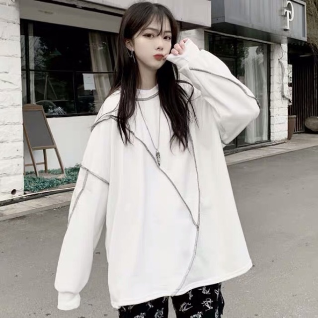 [ORDER TAOBAO] Áo sweater ulzzang viền có sẳn