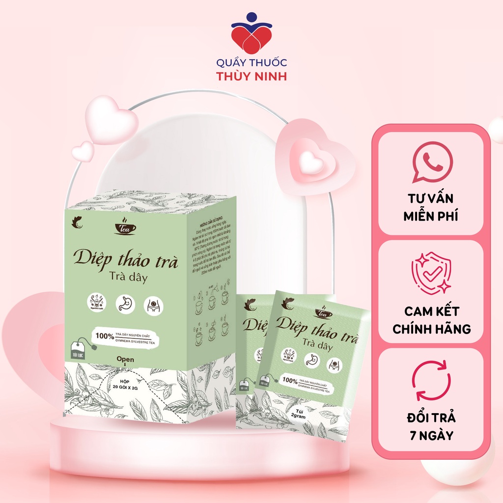 Diệp thảo trà Trà dây Cameli - Hỗ trợ bảo vệ niêm mạc dạ dày hiệu quả