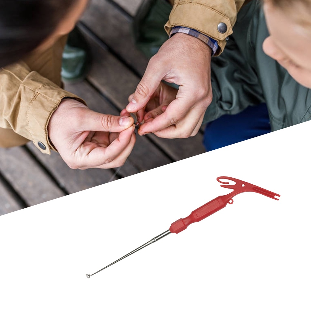 Dụng Cụ Thắt Nút Lưỡi Câu Cá 3 Trong 1 Bằng Thép Không Gỉ