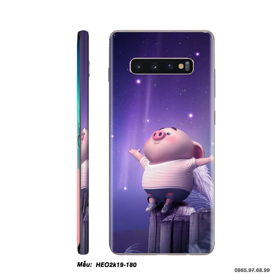 Miếng dán skin SamSung Galaxy S9 / S9 Plus  in hình Heo dễ thương [ Nhiều hình ]