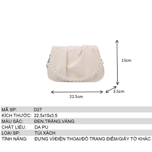 Túi xách nữ đeo chéo đẹp  công sở thời trang hàn quốc TX27