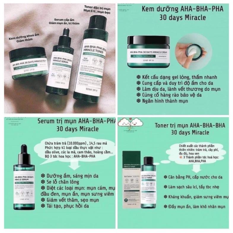 [Hot] [Combo] Some By Mi AHA BHA PHA 30days Miracle