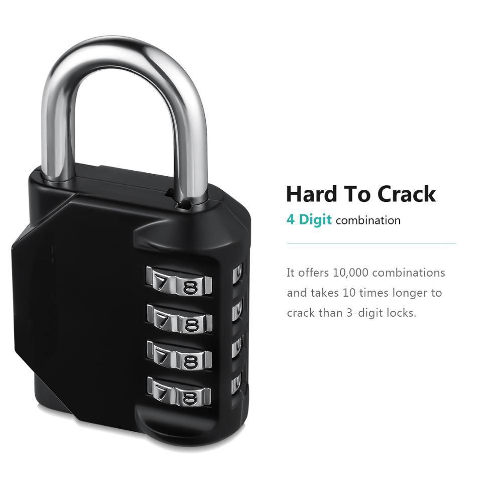 LEISURE Bộ Ổ Khóa 4 Chữ Số Chống Thấm Nước Cho Hộp Thư