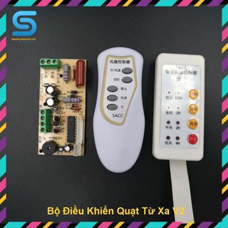Bộ Điều Khiển Quạt Từ Xa QTX-5H2 V2 Bo Quạt Mạch Quạt