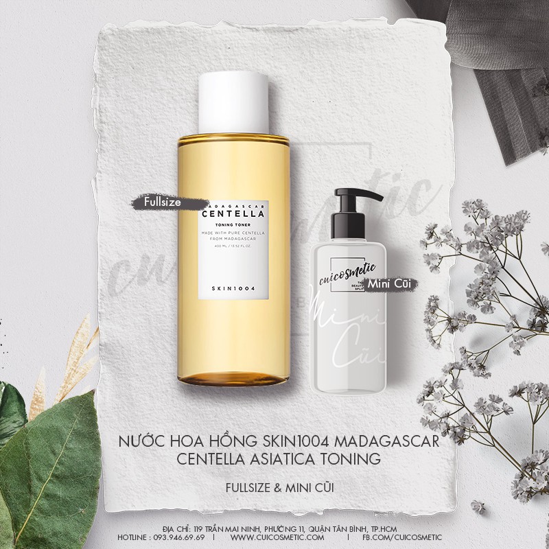 Nước Hoa Hồng Dưỡng Da Skin1004 Madagascar Centella Toning Toner 210ml