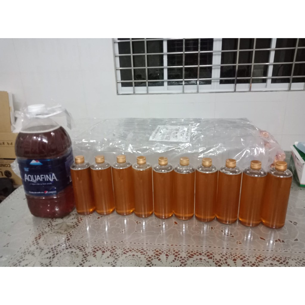 Combo 5 Chai Nhựa PET 500ml Chai  Đựng Mật Ong Chai Đựng Dầu Dừa | BigBuy360 - bigbuy360.vn