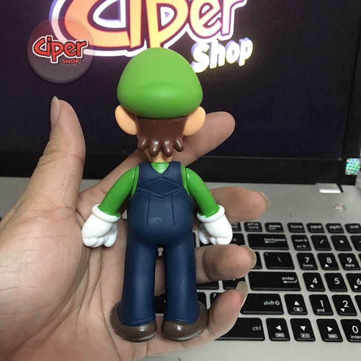 Mô hình Luigi mũ Xanh 12cm - Mô hình Mario