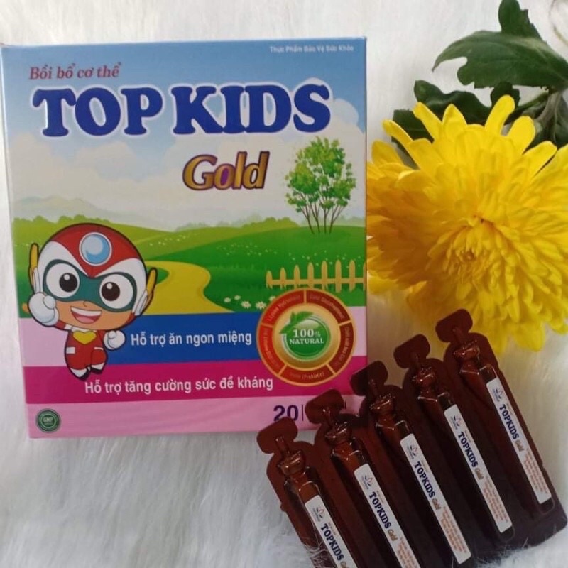 SI RÔ TOPKIDs  GOLD, CANXI HỖ TRỢ BỒI BỔ CƠ THỂ, GIÚP ĂN NGON MIỆNG TĂNG CÂN CHO TRẺ BIẾNG ĂN