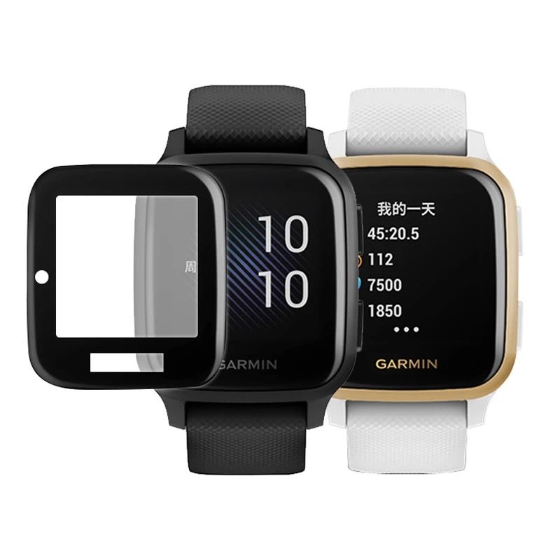 Miếng Dán Bảo Vệ Màn Hình Cong 3D Mềm PMMA Cho Đồng Hồ Garmin Venu Sq Ốp
