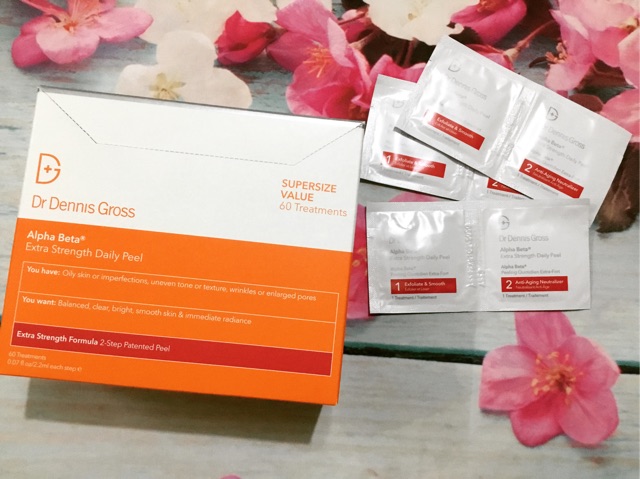 Bộ peel da Dr Dennis Gross Extra Strength Daily Peel
