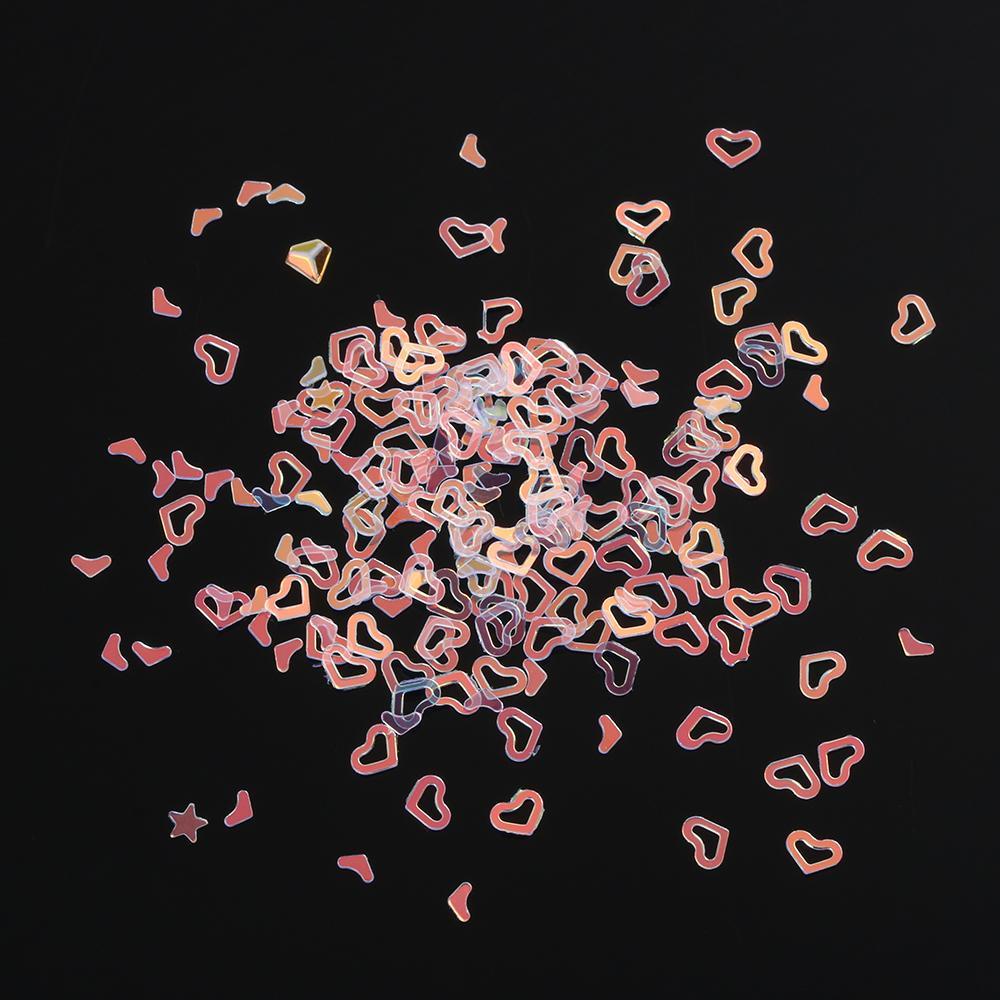 XIANTIN Set 12 Hộp Kim Sa Trong Suốt Đính Móng Nghệ Thuật