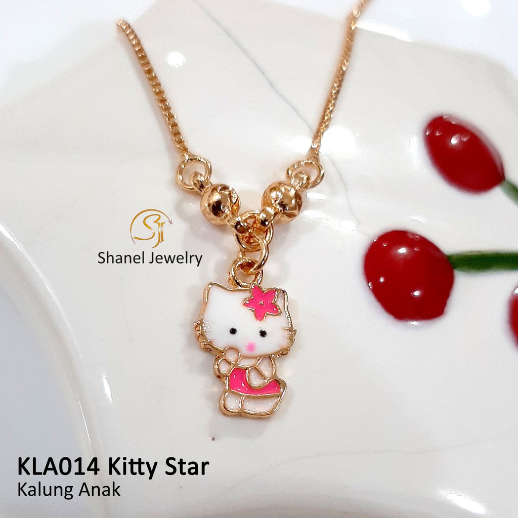 Nhẫn Mạ Vàng Hình Hello Kitty Kla014 Cho Bé