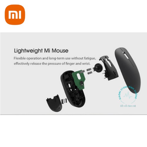 Chuột Máy Tính Không Dây Xiaomi Mi Wireless Mouse Lite 2.4GHz 1000DPI