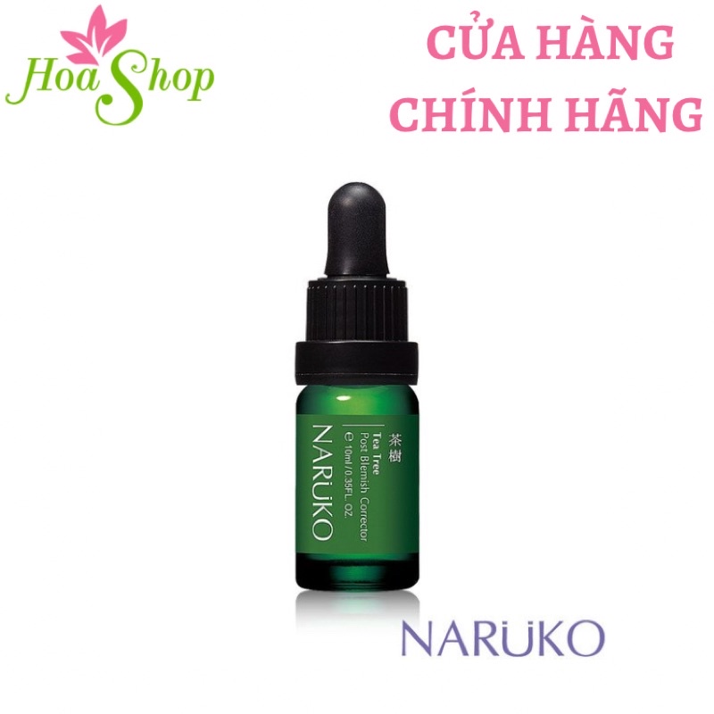 Dung dịch mờ sẹo, thâm rỗ Naruko trà tràm Tea Tree Post Blemish Corrector 10 ml