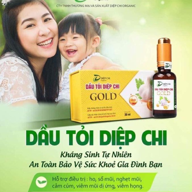 Dầu tỏi diệp chi gold