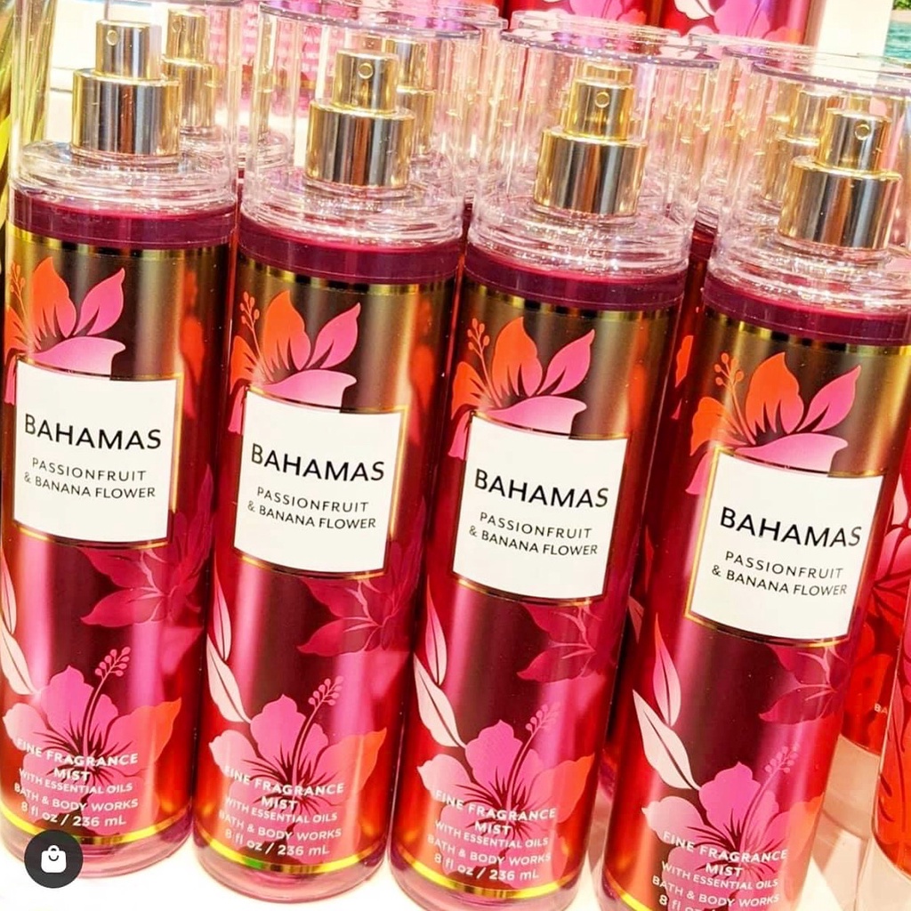[ CHÍNH HÃNG BBW ] Xịt thơm toàn thân BAHAMAS 236ml - Bath and Bodyworks USA