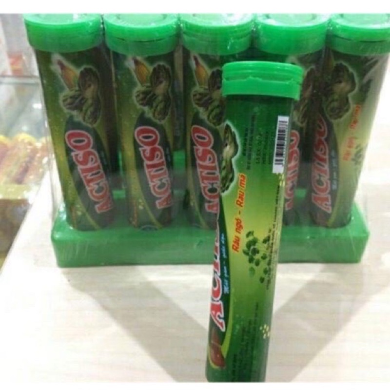 Viên sủi râu ngô rau má mát gan thanh lọc đẹp da&lt;Giá sốc 99 tuýp&gt;