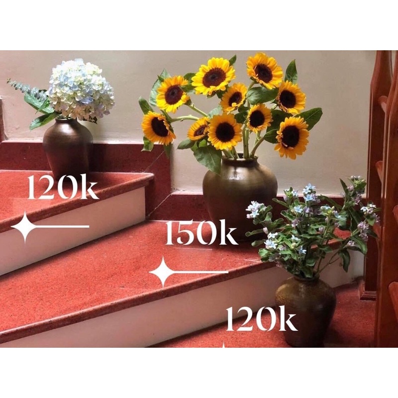 Bình gốm dáng chum to