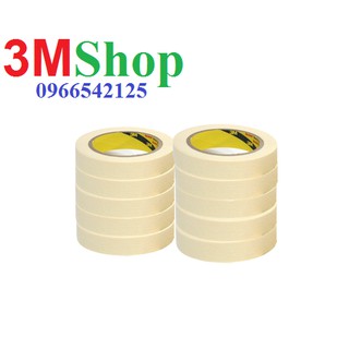 COMBO 2 CUỘN BĂNG KEO GIẤY 3M MASKING TAPE 2600 (24mmx27m)