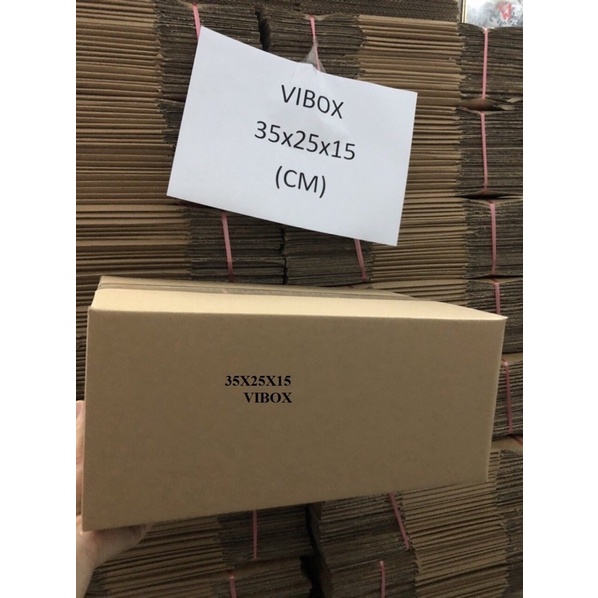 35x25x15 cm thùng carton, hộp carton đóng hàng ship cod