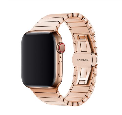 Dây Đeo Inox Cho Đồng Hồ Apple Watch Series 6 Se 5 4 3 44mm 40mm BUTTERFLY