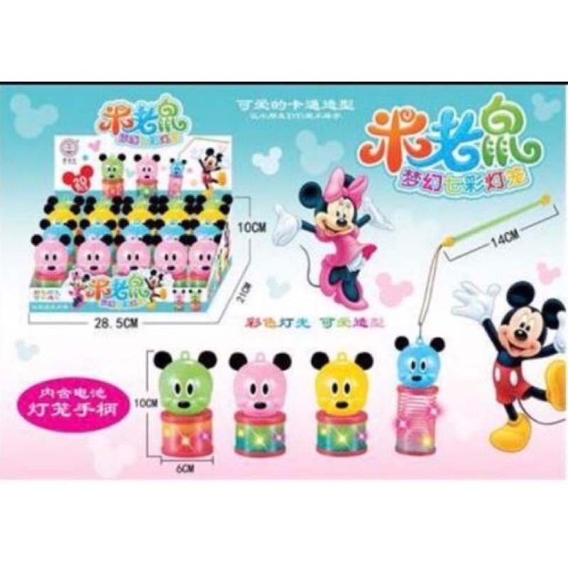 Lồng đèn lò xo mickey/ heo peppa, kitty