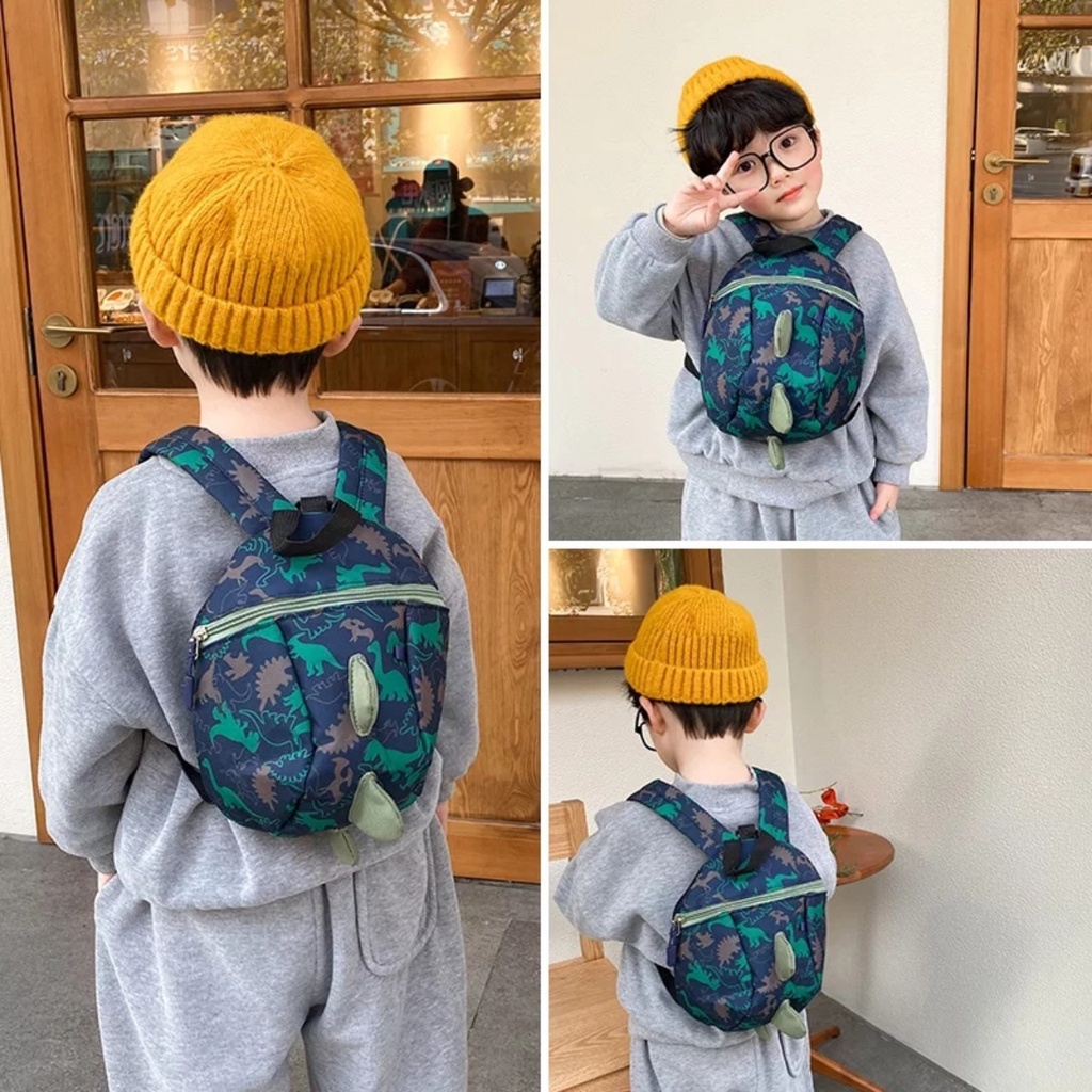 Balo Khủng Long Có Dây Chống Lạc Cho Bé Siêu CooL