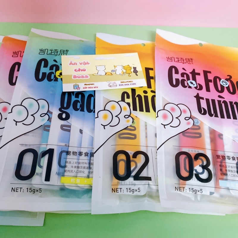Gói 5 thanh soup 15gr*5 hãng Keith cao cấp