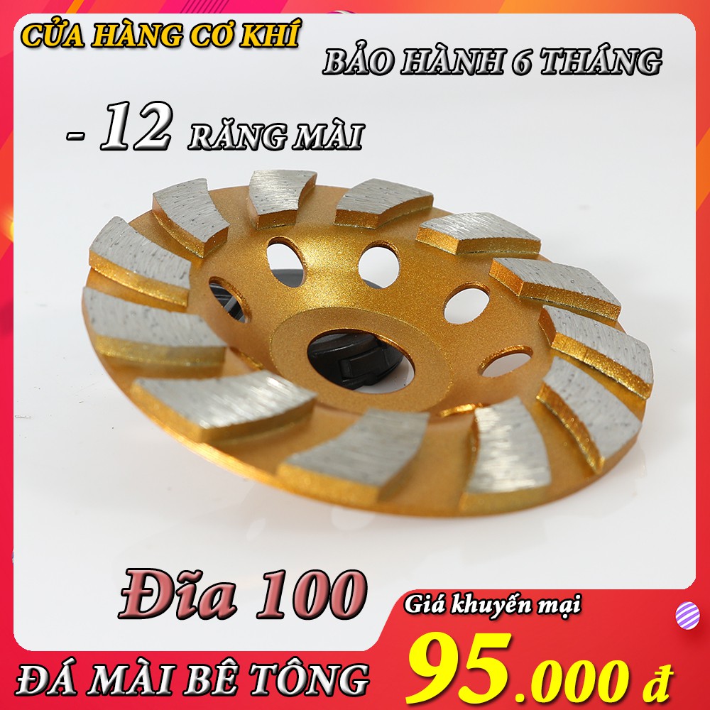 Đá mài bê tông đĩa 100 mm, chén mài bê tông - Cuahangcokhi