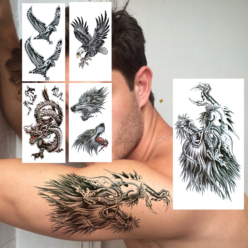 Decal Hình Xăm - Tattoo Inkjet Sticker - Khổ A4